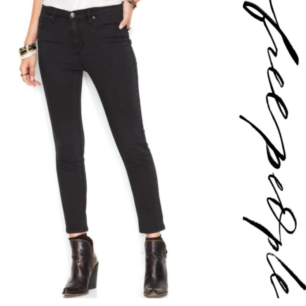 Modern Grunge Alt Black Slim Fit Jeans